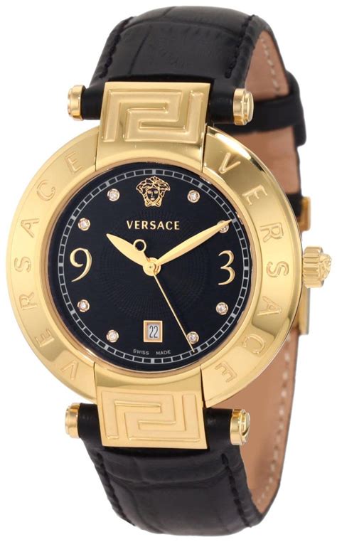 versace womens gold watch|versace watch gold plated.